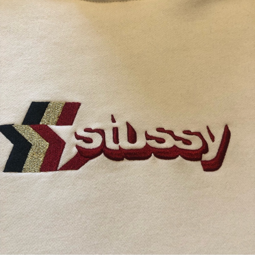 Selling stussy cream hoodie